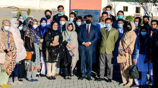 Balochistan’s high achievers visit NUST Balochistan Campus